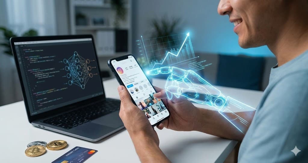 Bani pe Instagram cu AI: creare conținut automatizat și strategii de monetizare a profilului.